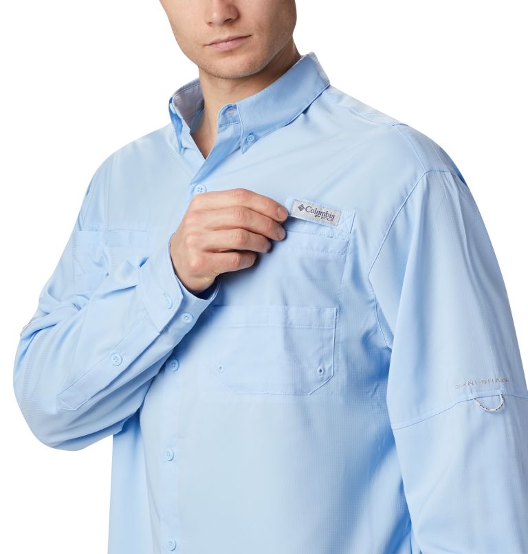 Men’s PFG Tamiami II Long Sleeve Shirt, Color: Sail, image 3