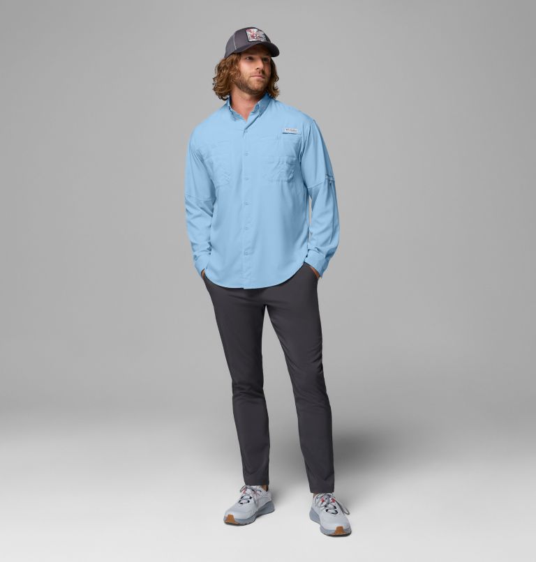Men’s PFG Tamiami II Long Sleeve Shirt, Color: Sail, image 2