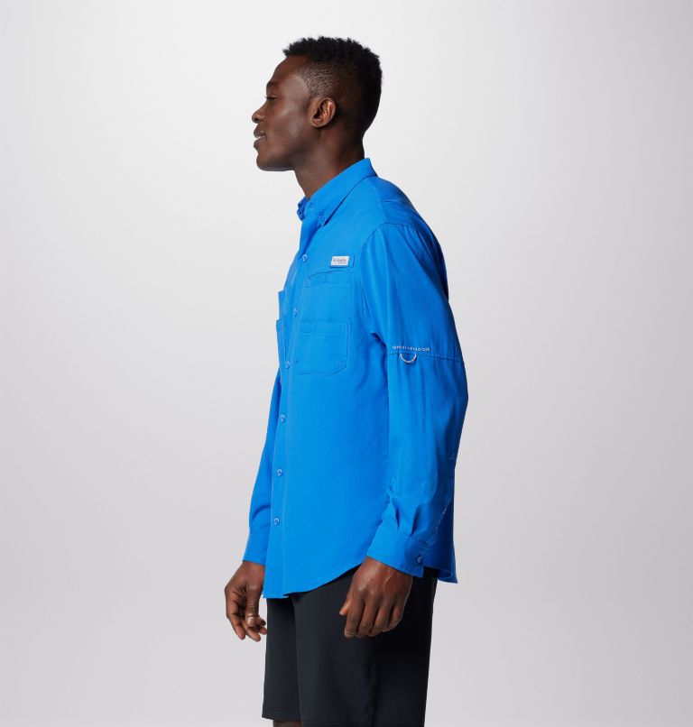 Men’s PFG Tamiami II Long Sleeve Shirt, Color: Vivid Blue, image 4