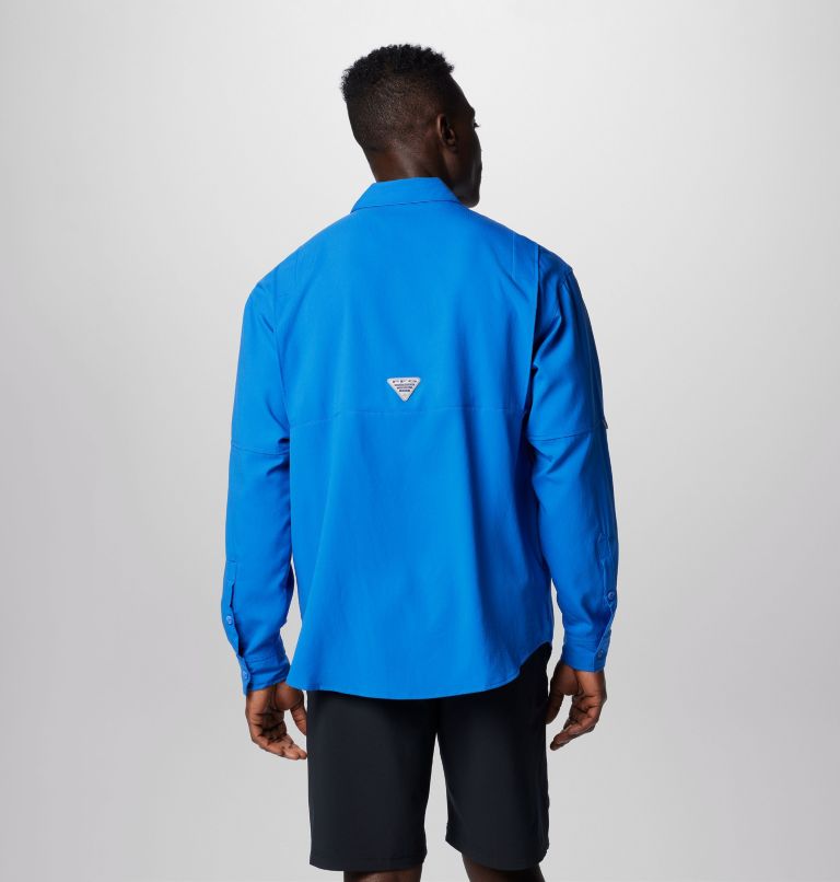 Men’s PFG Tamiami II Long Sleeve Shirt, Color: Vivid Blue, image 2