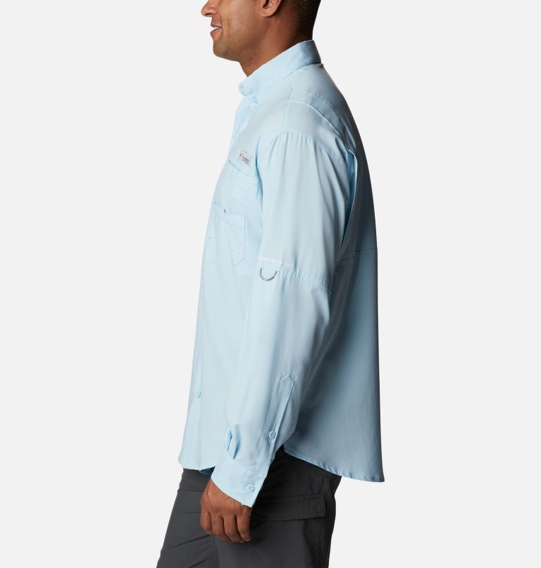 Thumbnail: Men’s PFG Tamiami II Long Sleeve Shirt, Color: Spring Blue, image 3