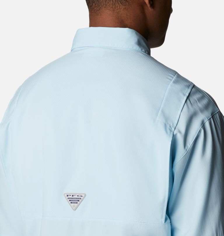 Thumbnail: Men’s PFG Tamiami II Long Sleeve Shirt, Color: Spring Blue, image 5