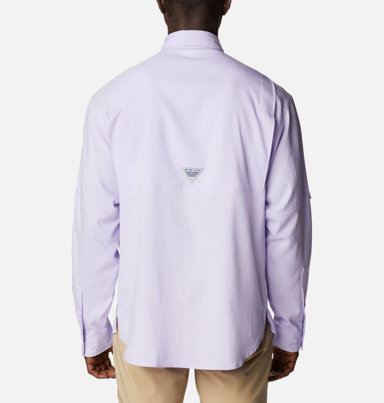 Thumbnail: Men’s PFG Tamiami II Long Sleeve Shirt, Color: Soft Violet, image 2