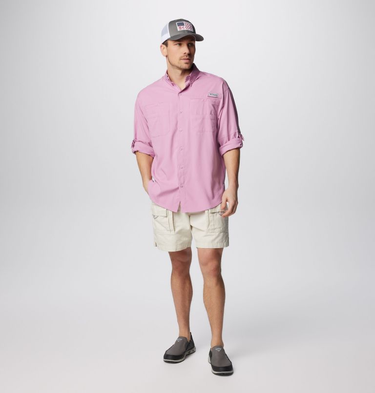 Thumbnail: Men’s PFG Tamiami II Long Sleeve Shirt, Color: Minuet, image 3