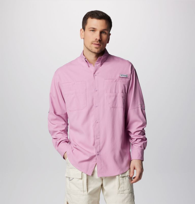 Thumbnail: Men’s PFG Tamiami II Long Sleeve Shirt, Color: Minuet, image 7