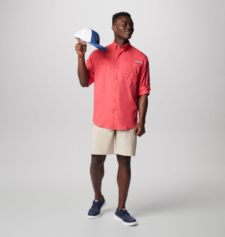 Chemise à manches longues PFG Tamiami II Homme, Color: Sunset Red, image 3