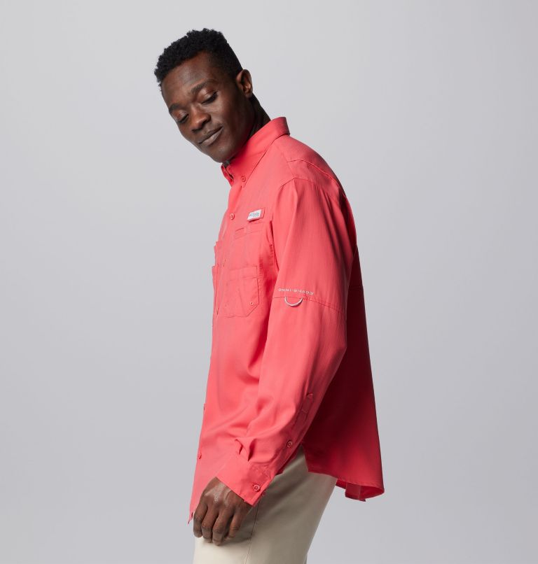 Chemise à manches longues PFG Tamiami II Homme, Color: Sunset Red, image 4