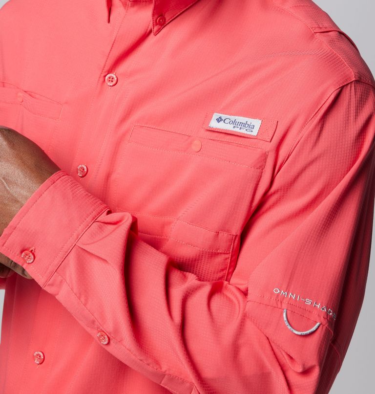 Chemise à manches longues PFG Tamiami II Homme, Color: Sunset Red, image 5