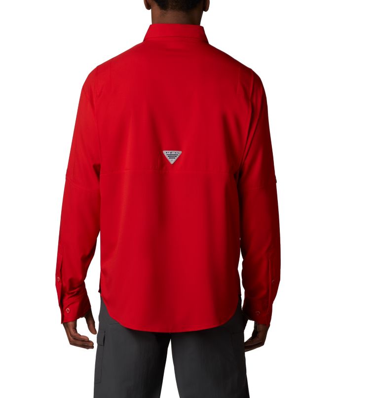 Men’s PFG Tamiami II Long Sleeve Shirt, Color: Red Spark, image 2