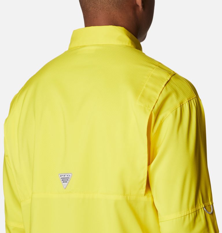 Men’s PFG Tamiami II Long Sleeve Shirt, Color: Laser Lemon, image 5