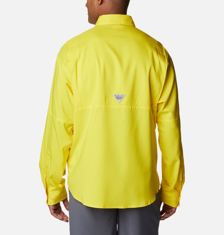 Thumbnail: Men’s PFG Tamiami II Long Sleeve Shirt, Color: Laser Lemon, image 2