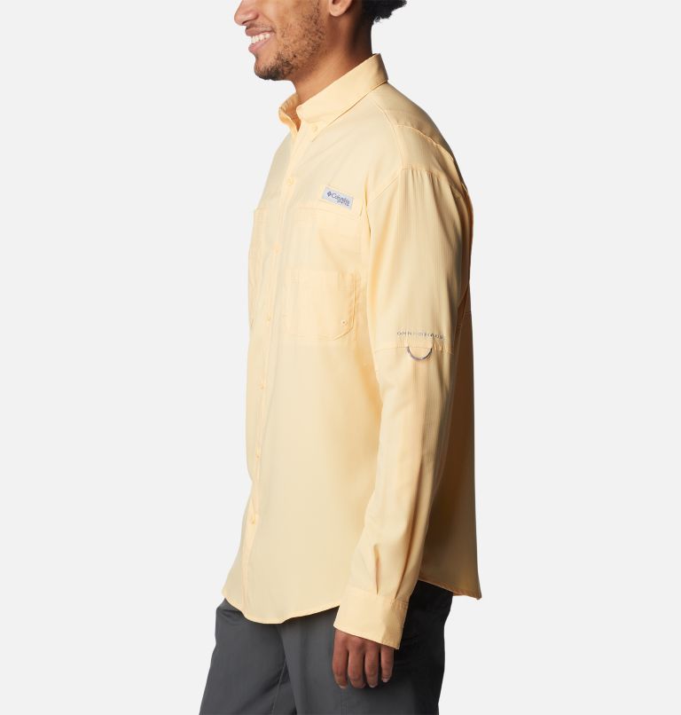 Thumbnail: Men’s PFG Tamiami II Long Sleeve Shirt, Color: Cocoa Butter, image 3