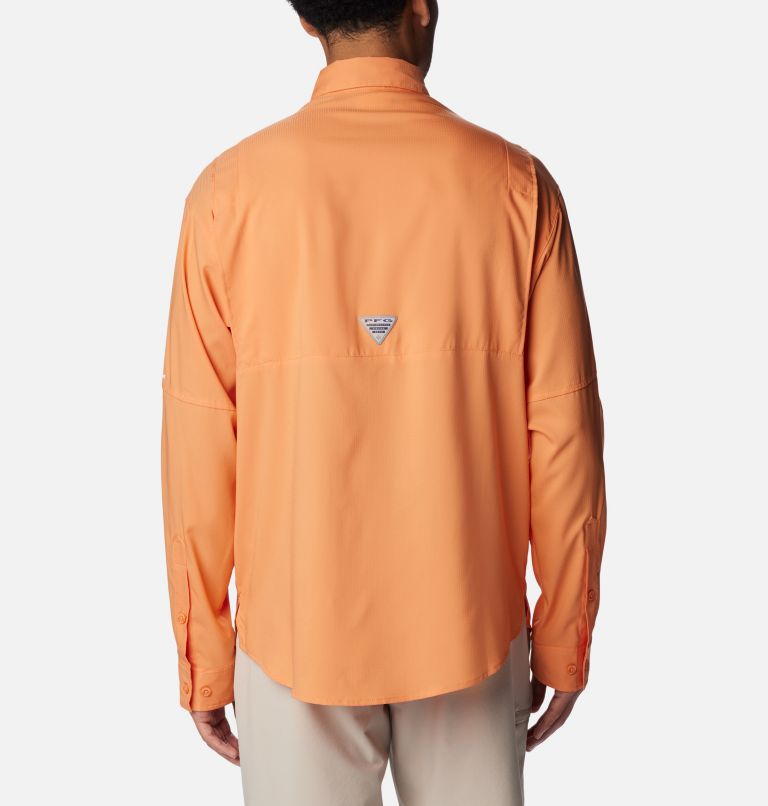 Men’s PFG Tamiami II Long Sleeve Shirt, Color: Orange Reef, image 2