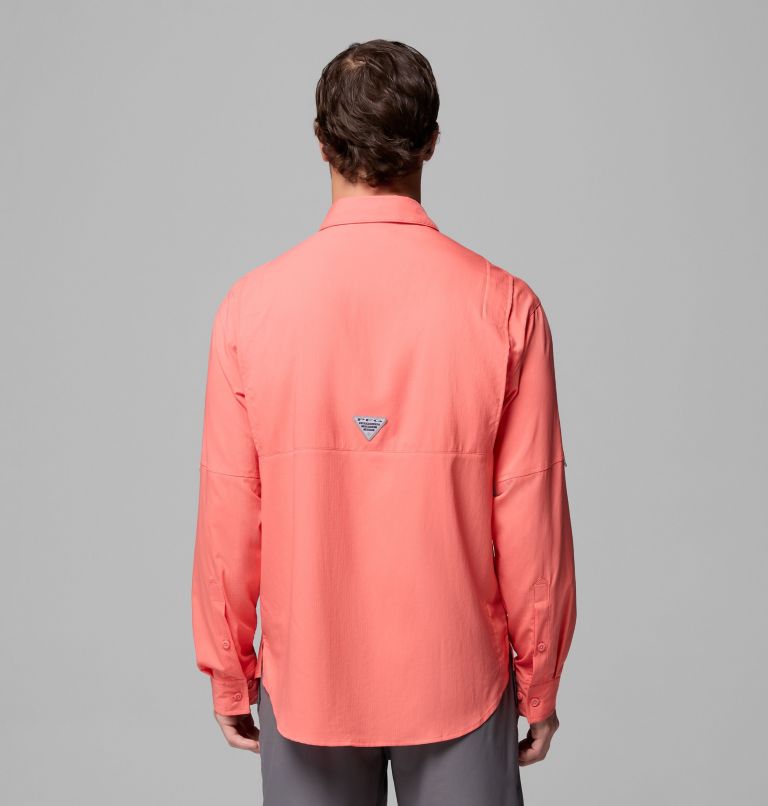 Men’s PFG Tamiami II Long Sleeve Shirt, Color: Melonade, image 3