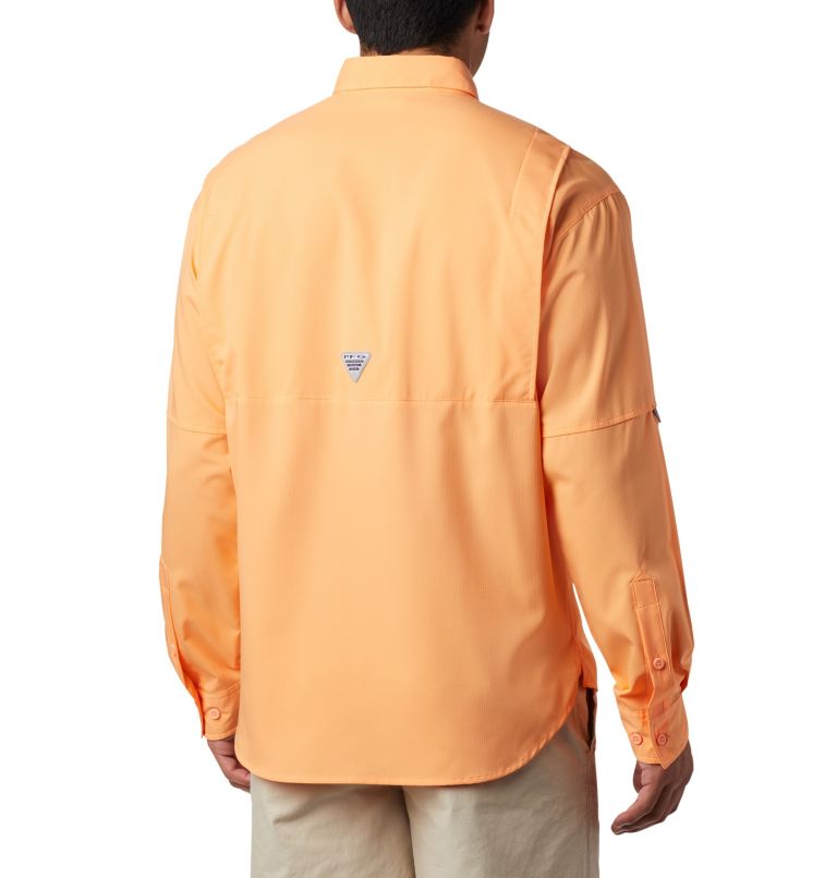 Thumbnail: Men’s PFG Tamiami II Long Sleeve Shirt, Color: Bright Nectar, image 2