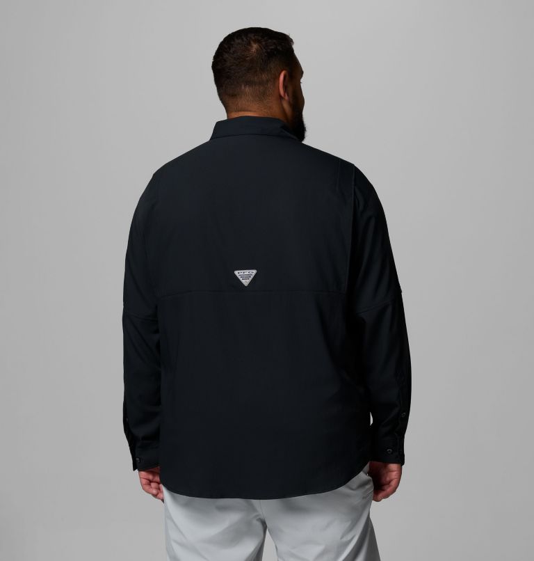 Men’s PFG Tamiami II Long Sleeve Shirt - Big, Color: Black, image 3