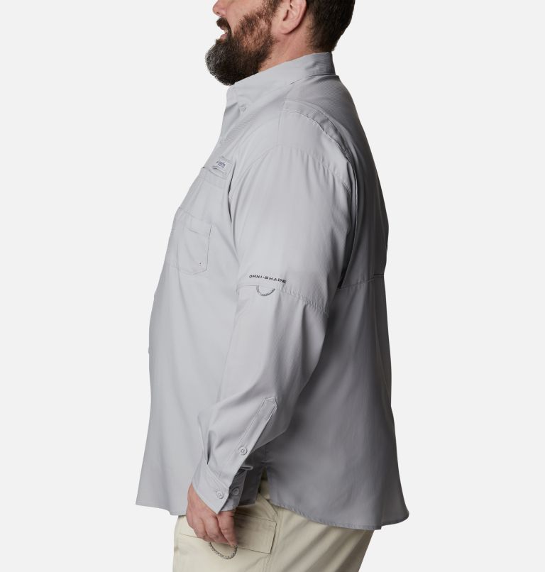 Men’s PFG Tamiami II Long Sleeve Shirt - Big, Color: Cool Grey, image 3