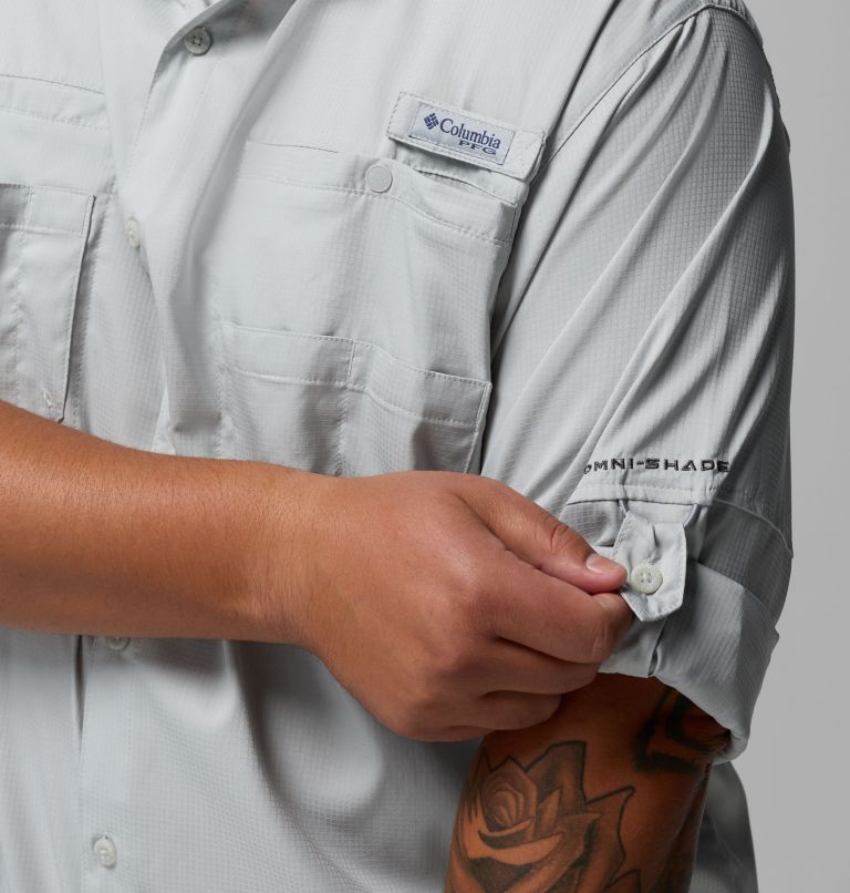 Men’s PFG Tamiami II Long Sleeve Shirt - Big, Color: Cool Grey, image 6