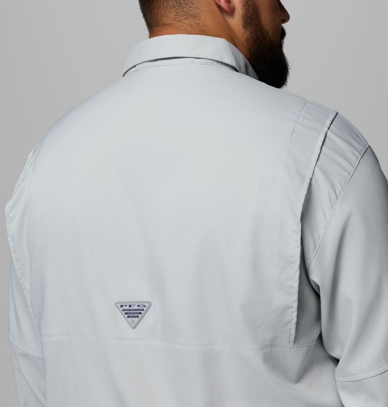 Men’s PFG Tamiami II Long Sleeve Shirt - Big, Color: Cool Grey, image 8