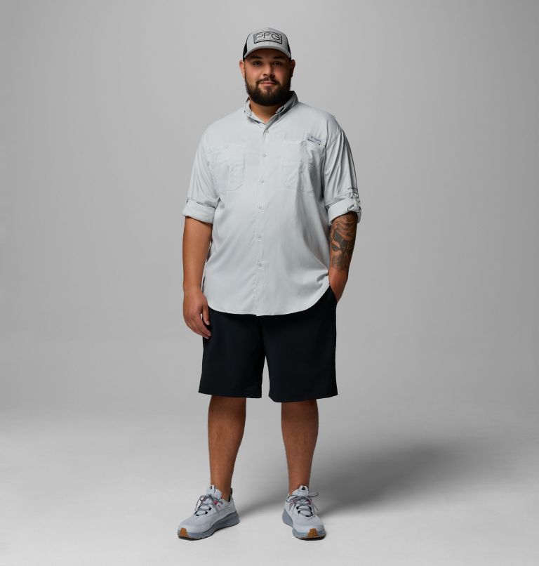 Men’s PFG Tamiami II Long Sleeve Shirt - Big, Color: Cool Grey, image 2