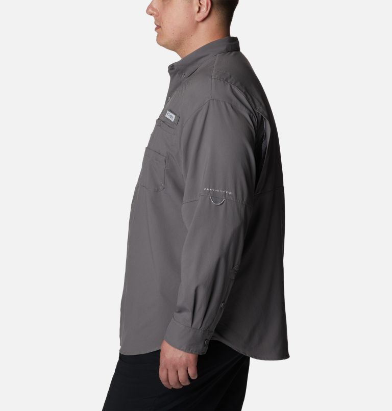 Men’s PFG Tamiami II Long Sleeve Shirt - Big, Color: City Grey, image 3
