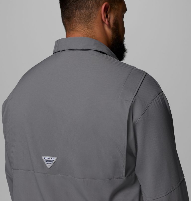 Men’s PFG Tamiami II Long Sleeve Shirt - Big, Color: City Grey, image 8