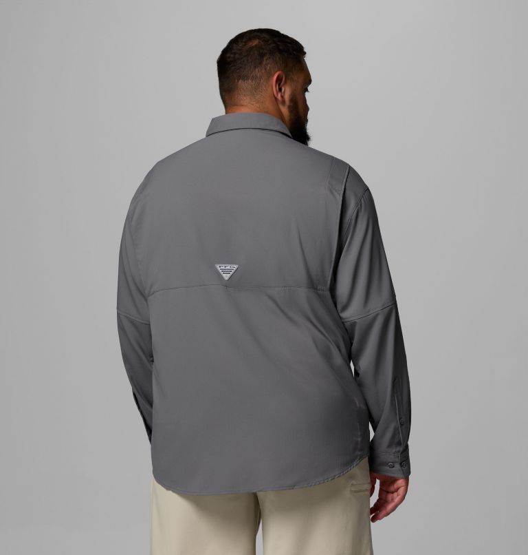 Men’s PFG Tamiami II Long Sleeve Shirt - Big, Color: City Grey, image 3