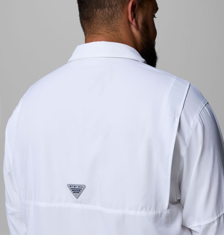 Men’s PFG Tamiami II Long Sleeve Shirt - Big, Color: White, image 8