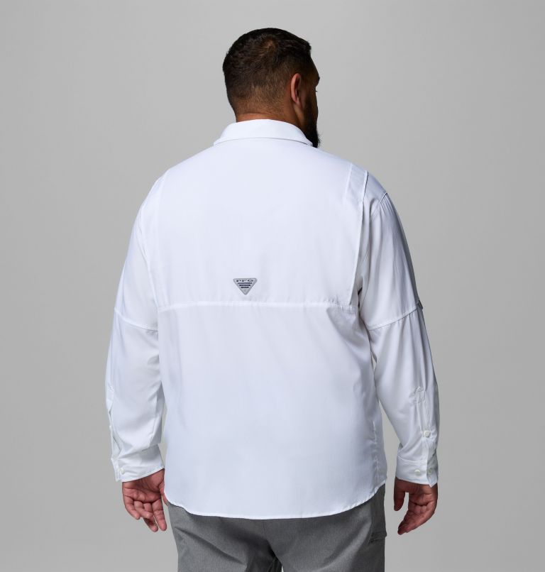 Men’s PFG Tamiami II Long Sleeve Shirt - Big, Color: White, image 3