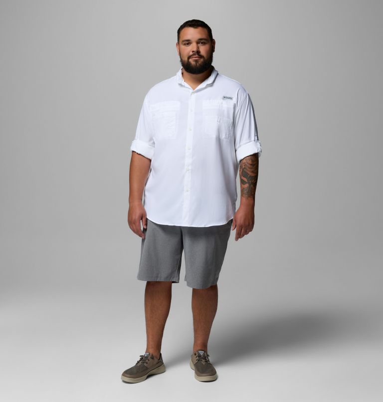 Men’s PFG Tamiami II Long Sleeve Shirt - Big, Color: White, image 2