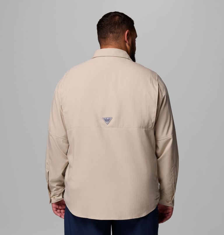 Men’s PFG Tamiami II Long Sleeve Shirt - Big, Color: Fossil, image 3