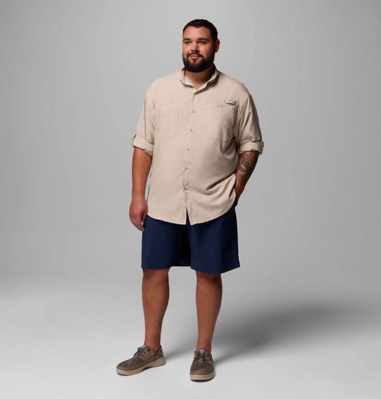 Men’s PFG Tamiami II Long Sleeve Shirt - Big, Color: Fossil, image 2