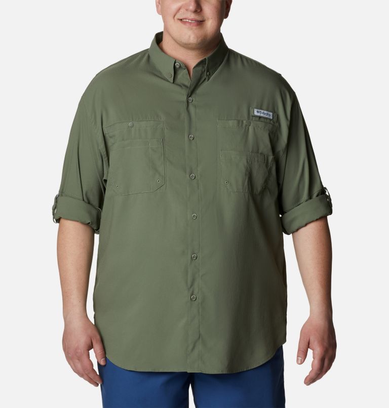 Men’s PFG Tamiami II Long Sleeve Shirt - Big, Color: Cypress, image 5