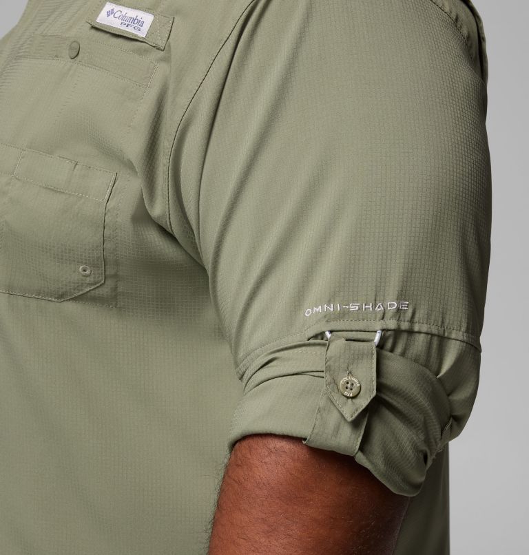 Men’s PFG Tamiami II Long Sleeve Shirt - Big, Color: Cypress, image 6