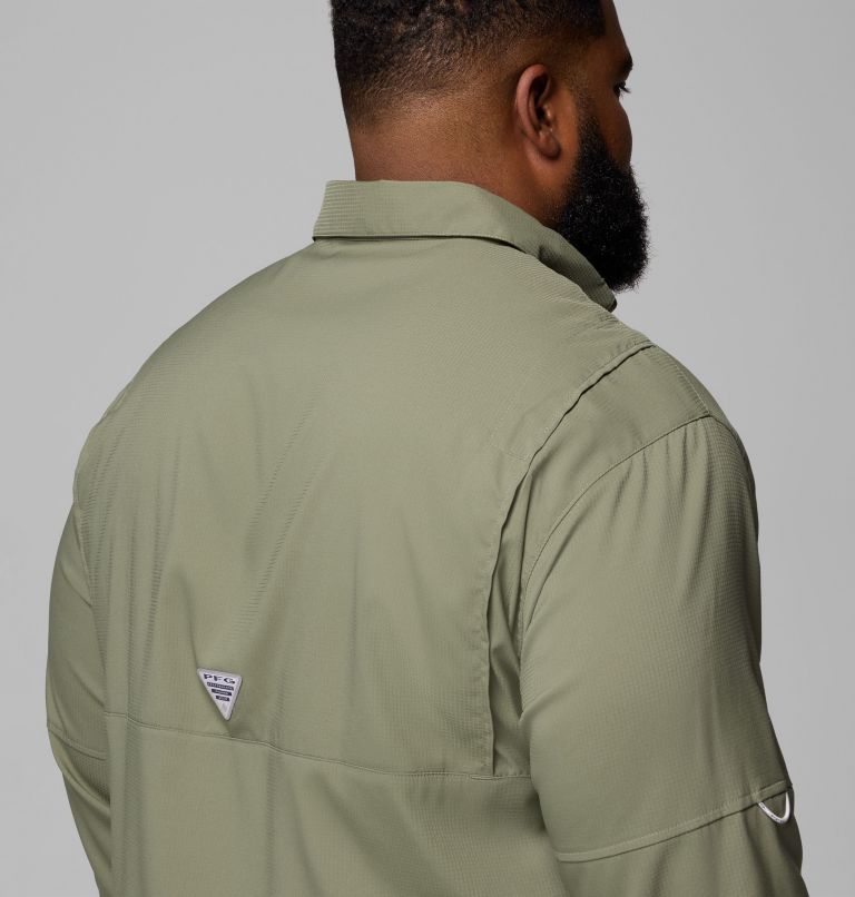 Men’s PFG Tamiami II Long Sleeve Shirt - Big, Color: Cypress, image 8