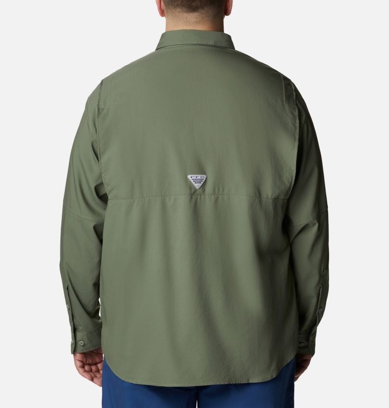Columbia Men's PFG Tamiami Ii Long Sleeve UPF 40 Wicking Fishing Shirt,  City Grey, Medium