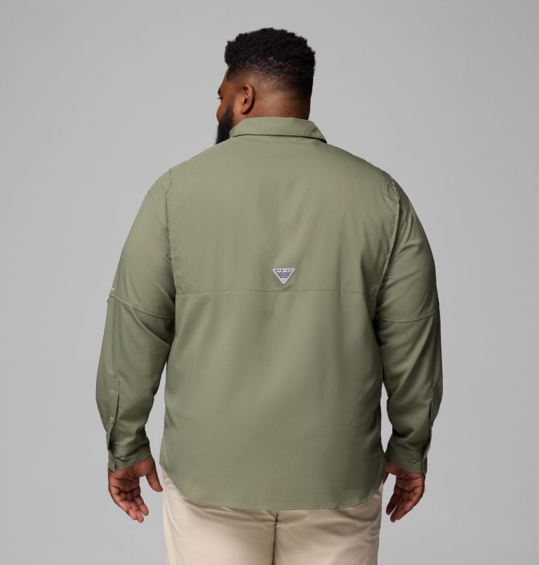 Men’s PFG Tamiami II Long Sleeve Shirt - Big, Color: Cypress, image 3
