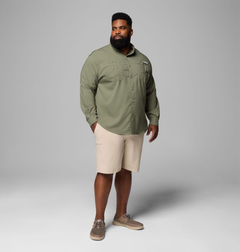 Men’s PFG Tamiami II Long Sleeve Shirt - Big, Color: Cypress, image 2