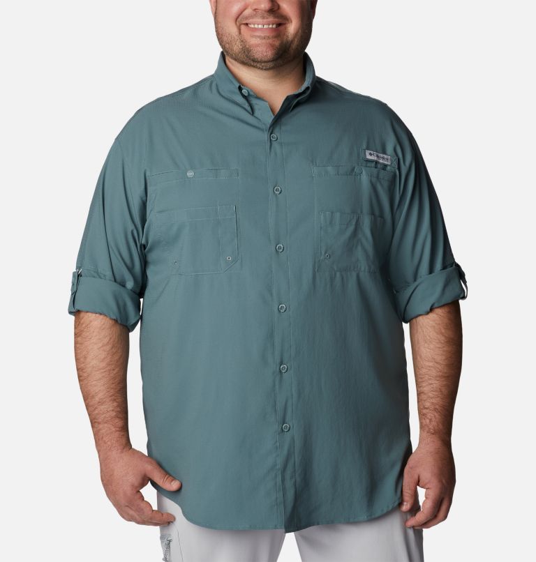 Men’s PFG Tamiami II Long Sleeve Shirt - Big, Color: Metal, image 6