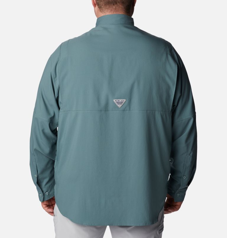 Thumbnail: Men’s PFG Tamiami II Long Sleeve Shirt - Big, Color: Metal, image 2
