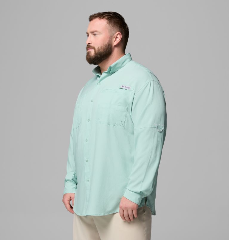 Men’s PFG Tamiami II Long Sleeve Shirt - Big, Color: Misty Jade, image 4