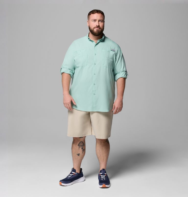 Men’s PFG Tamiami II Long Sleeve Shirt - Big, Color: Misty Jade, image 2