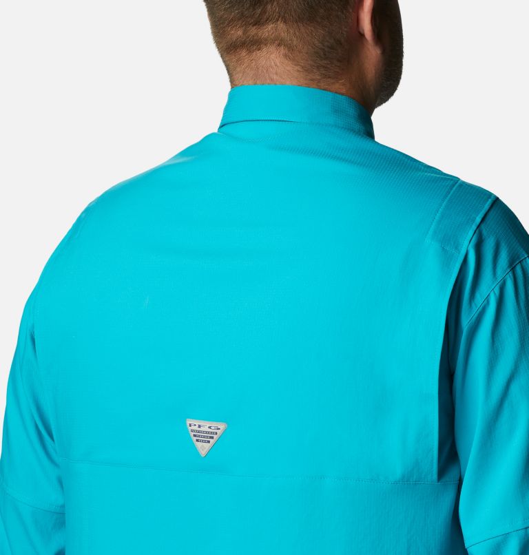 Men’s PFG Tamiami II Long Sleeve Shirt - Big, Color: Ocean Teal, image 5