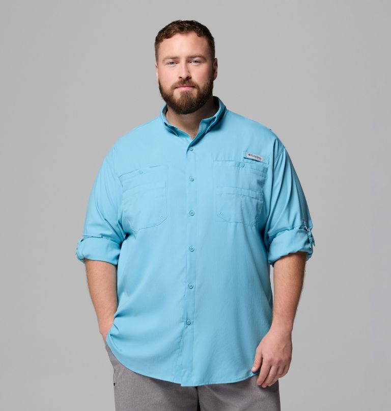 Men’s PFG Tamiami II Long Sleeve Shirt - Big, Color: Vintage Blue, image 5