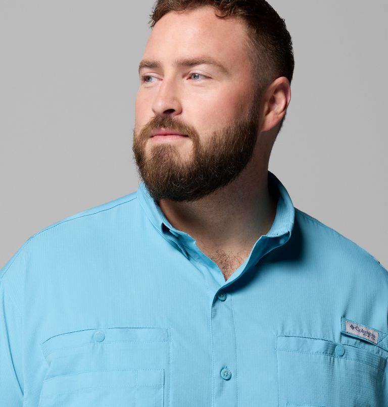 Men’s PFG Tamiami II Long Sleeve Shirt - Big, Color: Vintage Blue, image 7