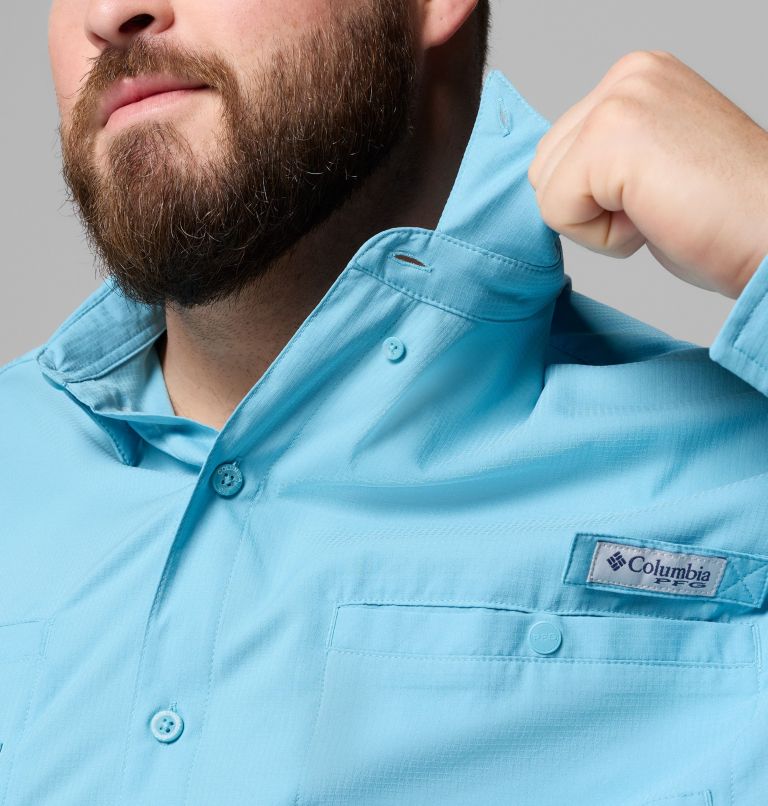 Men’s PFG Tamiami II Long Sleeve Shirt - Big, Color: Vintage Blue, image 8