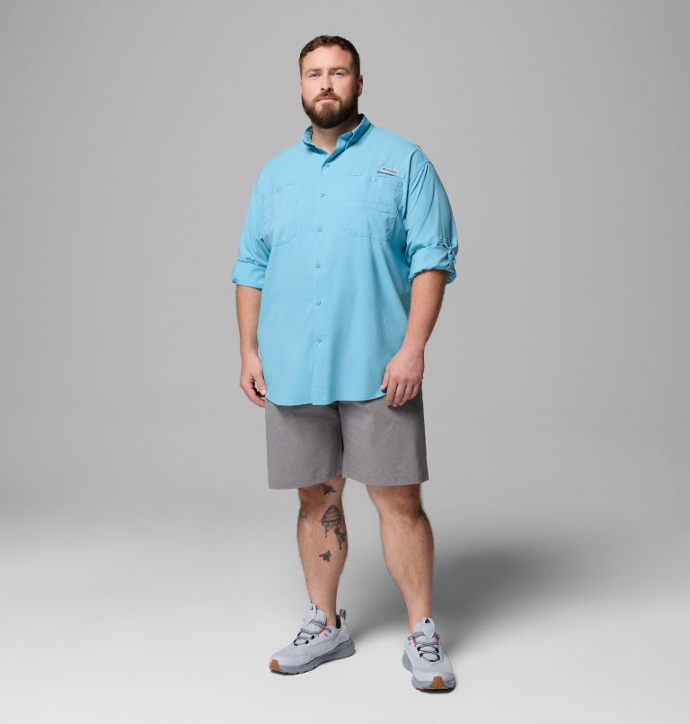 Men’s PFG Tamiami II Long Sleeve Shirt - Big, Color: Vintage Blue, image 2