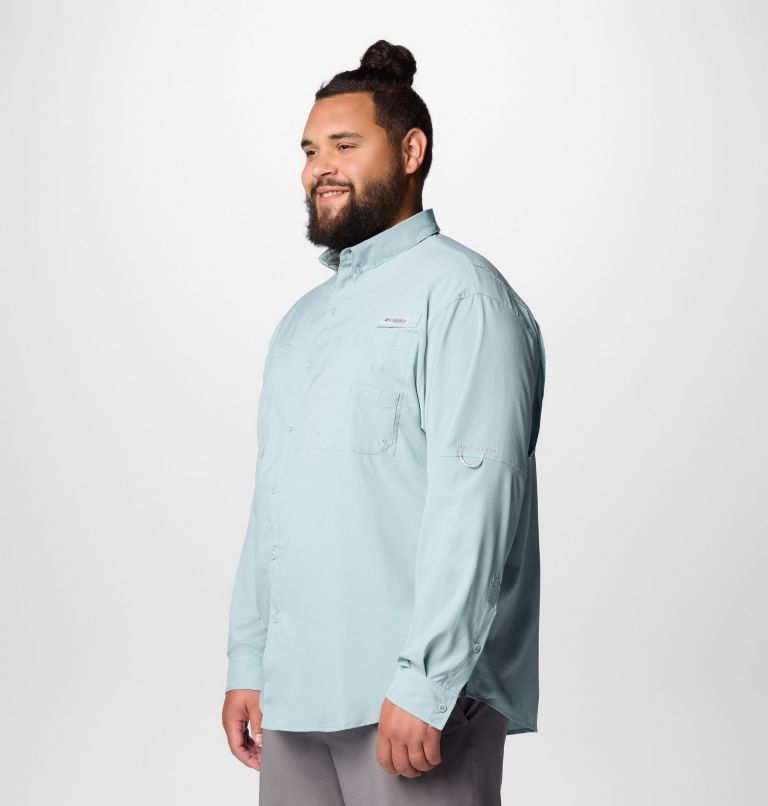 Men’s PFG Tamiami II Long Sleeve Shirt - Big, Color: Crushed Blue, image 4