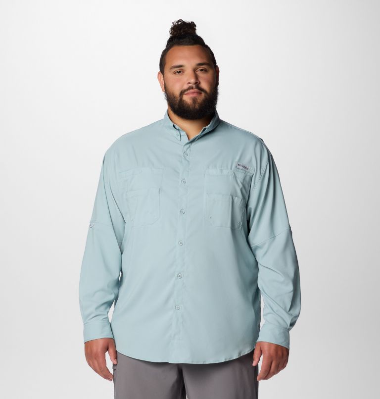 Men’s PFG Tamiami II Long Sleeve Shirt - Big, Color: Crushed Blue, image 1