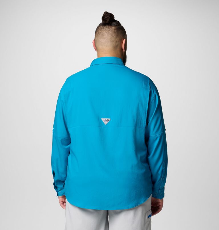 Men’s PFG Tamiami II Long Sleeve Shirt - Big, Color: Blue Echo, image 3